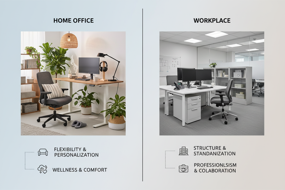 Home Office vs Workplace Setup – What Should Be Different